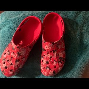 Floral Crocs